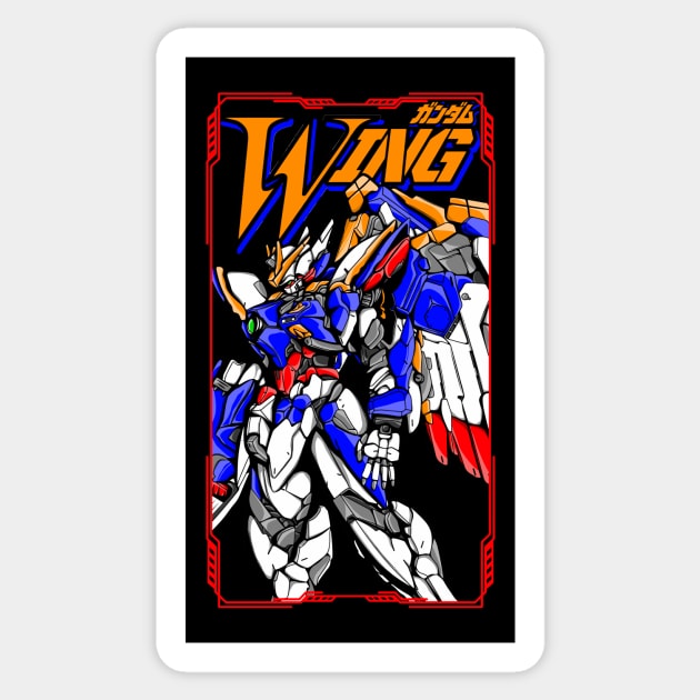 Gundam Wing Sticker by Lenimski